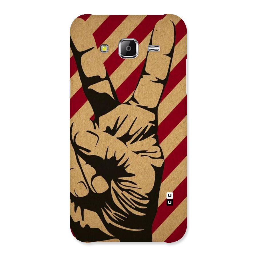 Peace Stripes Back Case for Samsung Galaxy J2 Prime
