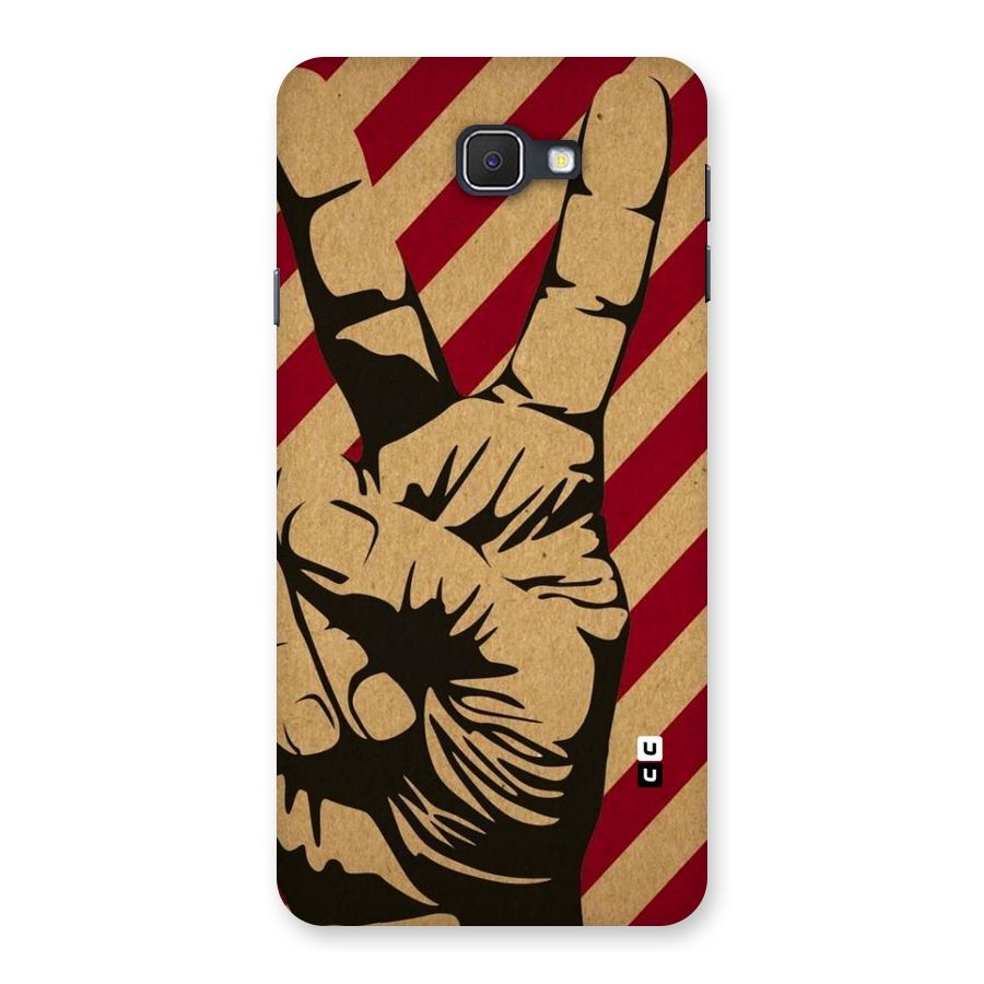 Peace Stripes Back Case for Samsung Galaxy J7 Prime