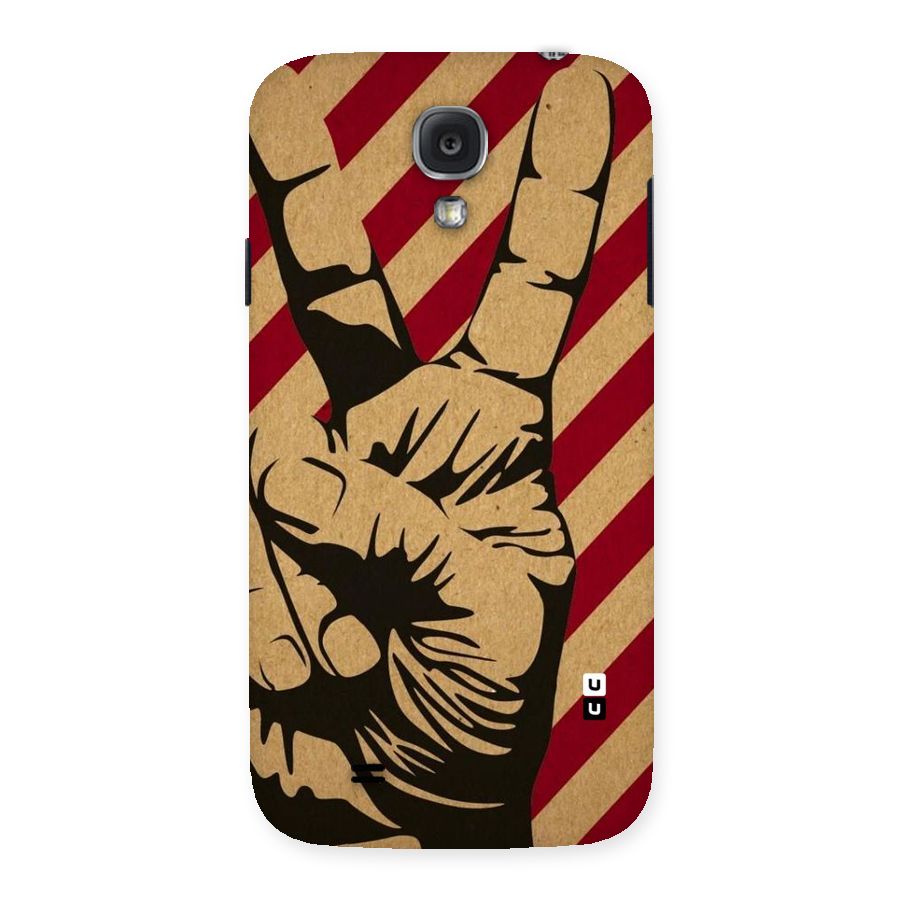 Peace Stripes Back Case for Samsung Galaxy S4