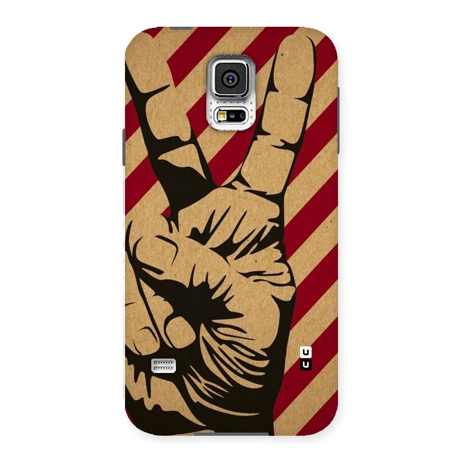 Peace Stripes Back Case for Samsung Galaxy S5