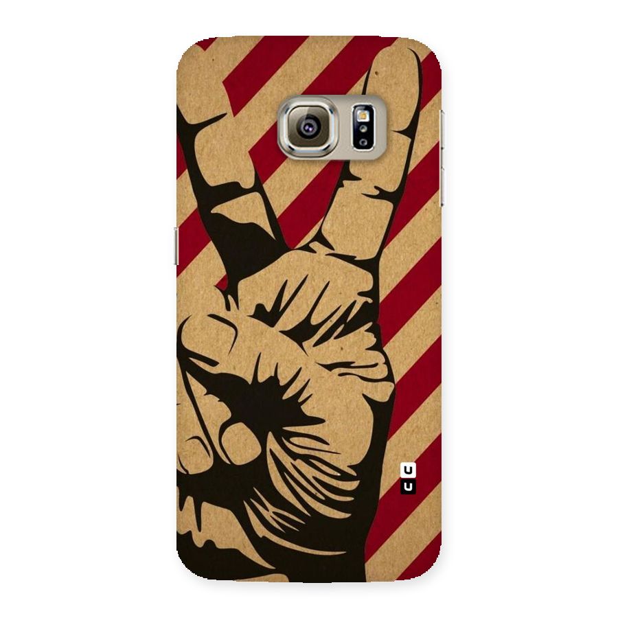 Peace Stripes Back Case for Samsung Galaxy S6 Edge