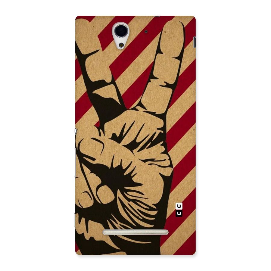 Peace Stripes Back Case for Sony Xperia C3