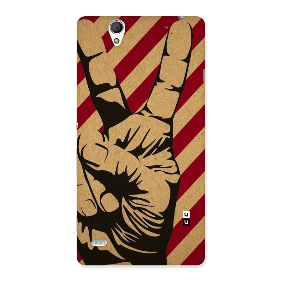 Peace Stripes Back Case for Sony Xperia C4