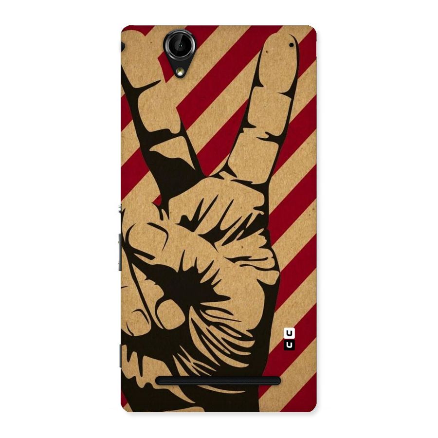 Peace Stripes Back Case for Sony Xperia T2