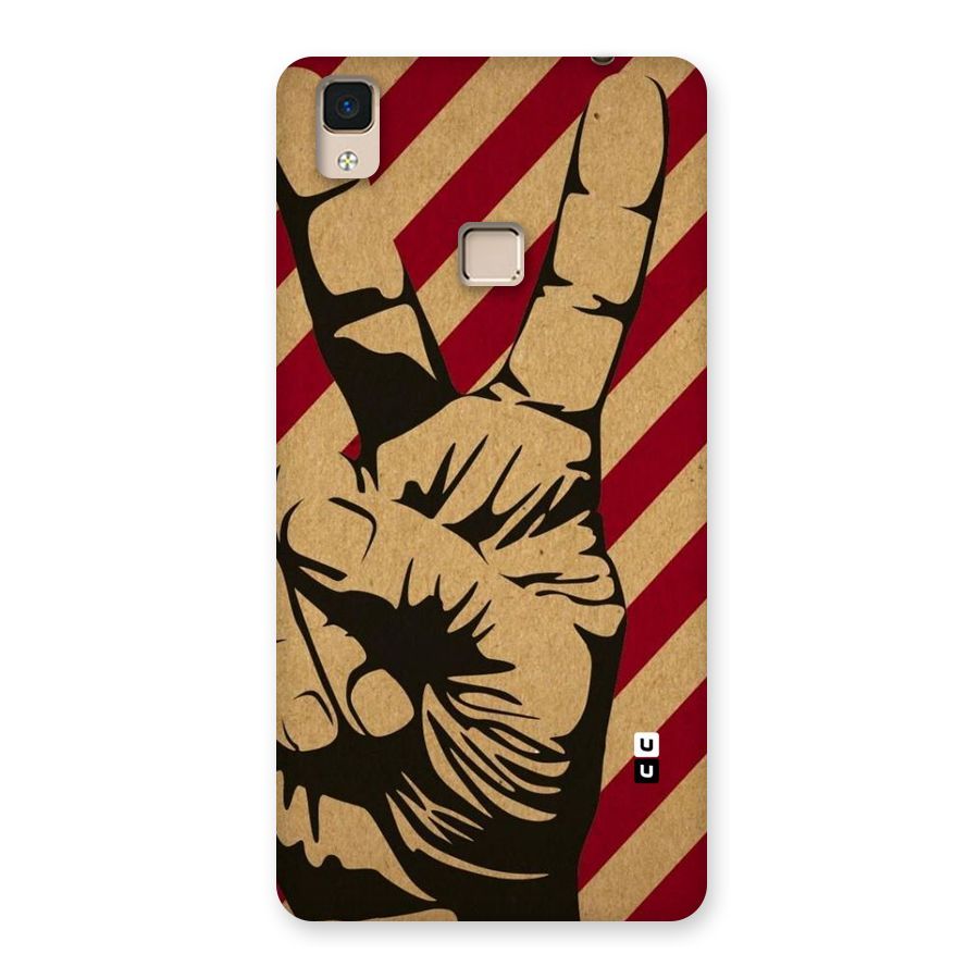 Peace Stripes Back Case for V3 Max