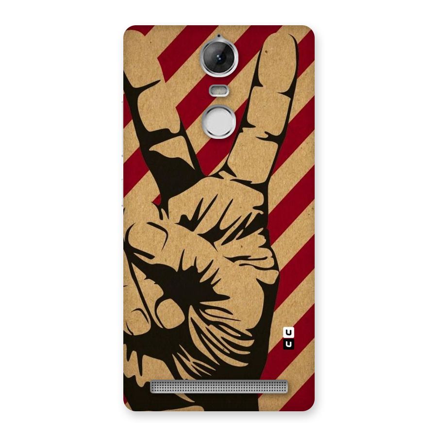 Peace Stripes Back Case for Vibe K5 Note