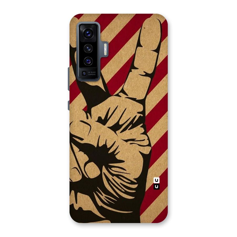 Peace Stripes Back Case for Vivo X50