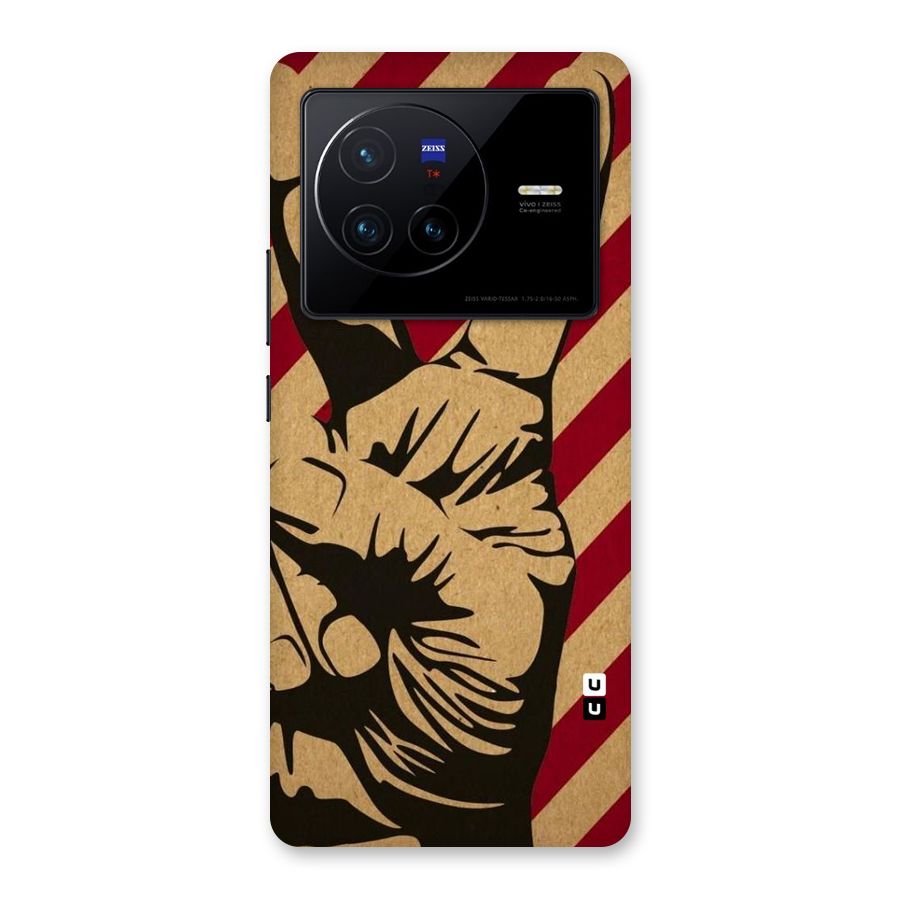 Peace Stripes Back Case for Vivo X80