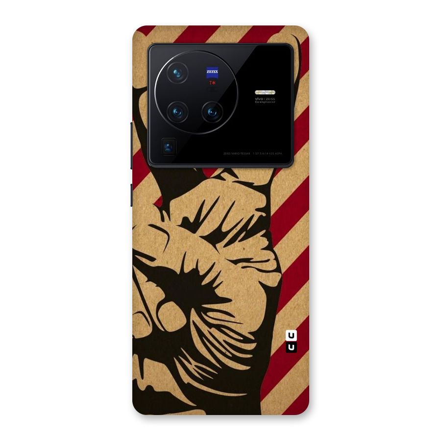 Peace Stripes Back Case for Vivo X80 Pro