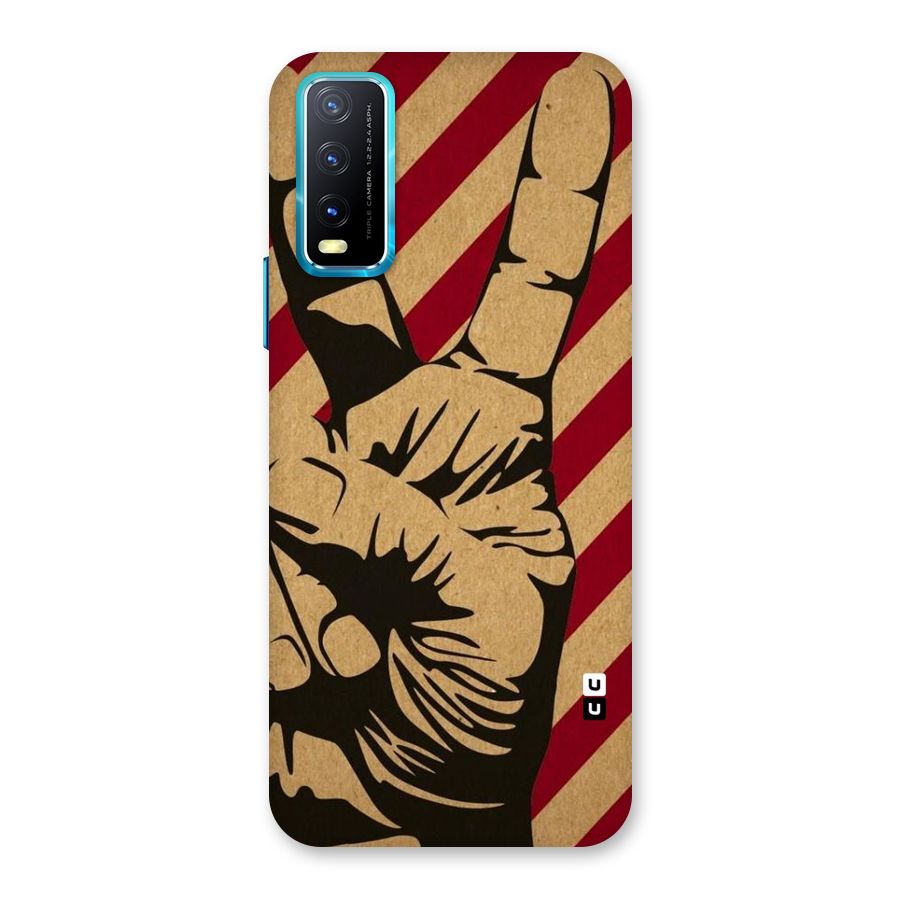 Peace Stripes Back Case for Vivo Y20G