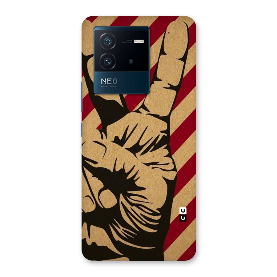 Peace Stripes Back Case for Vivo iQOO Neo 6 5G