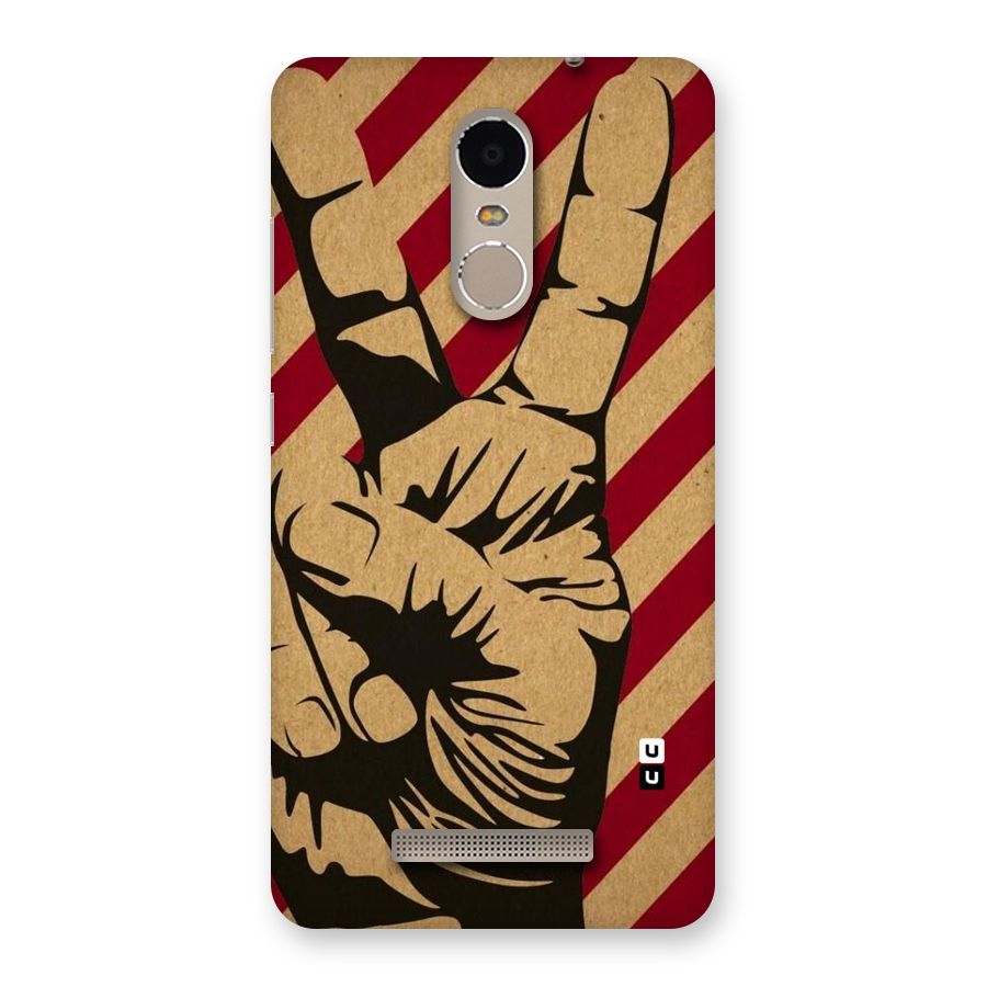 Peace Stripes Back Case for Xiaomi Redmi Note 3