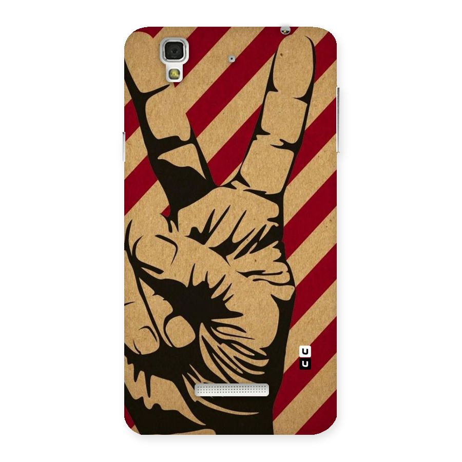 Peace Stripes Back Case for Yu Yureka