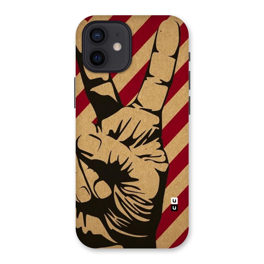 Peace Stripes Back Case for iPhone 12