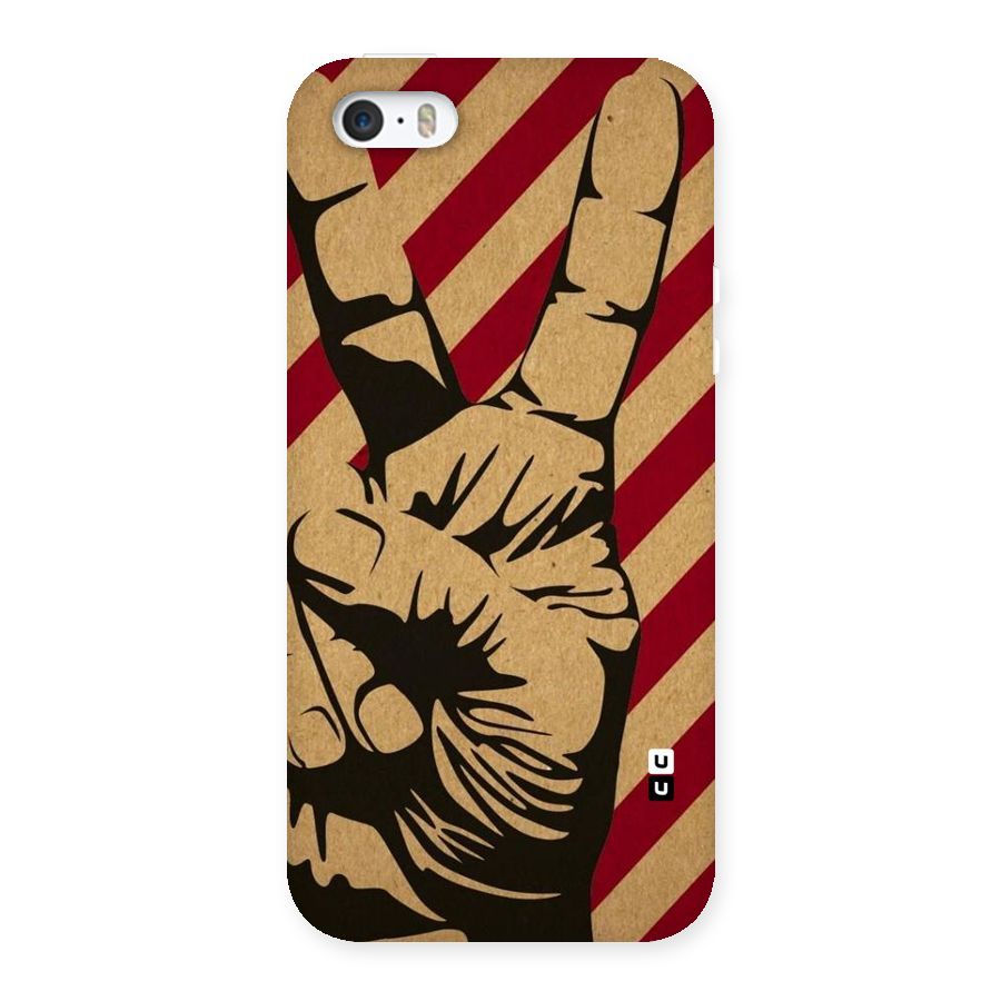 Peace Stripes Back Case for iPhone SE
