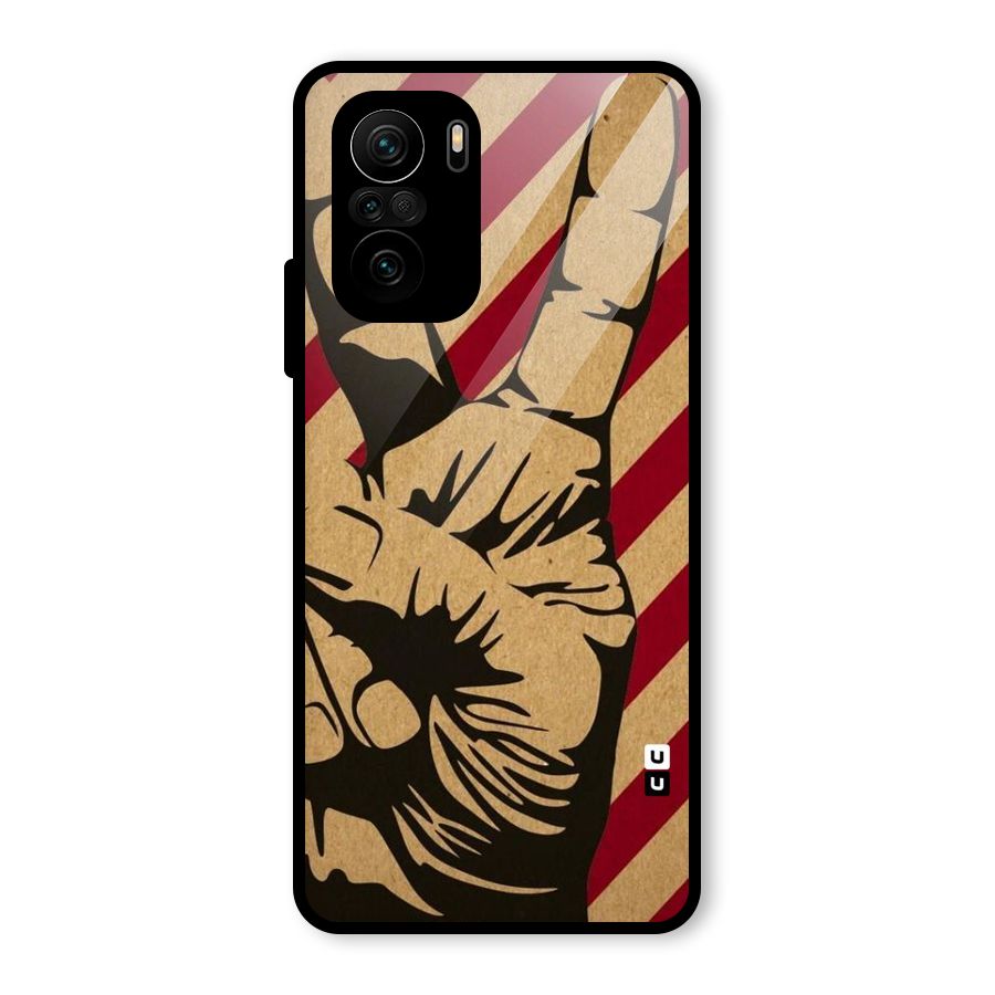 Peace Stripes Glass Back Case for Mi 11X Pro
