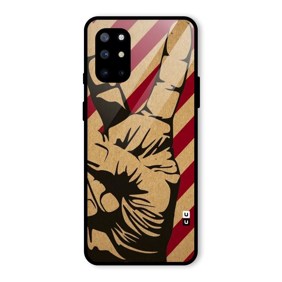 Peace Stripes Glass Back Case for OnePlus 8T