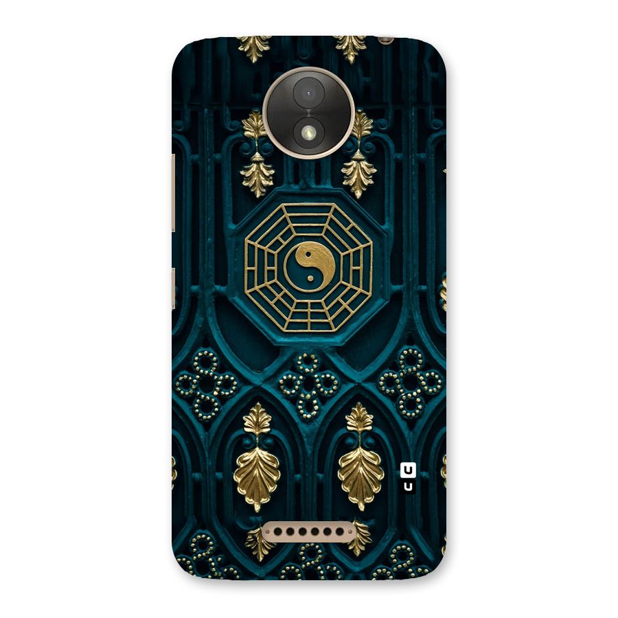Peace Web Design Back Case for Moto C Plus