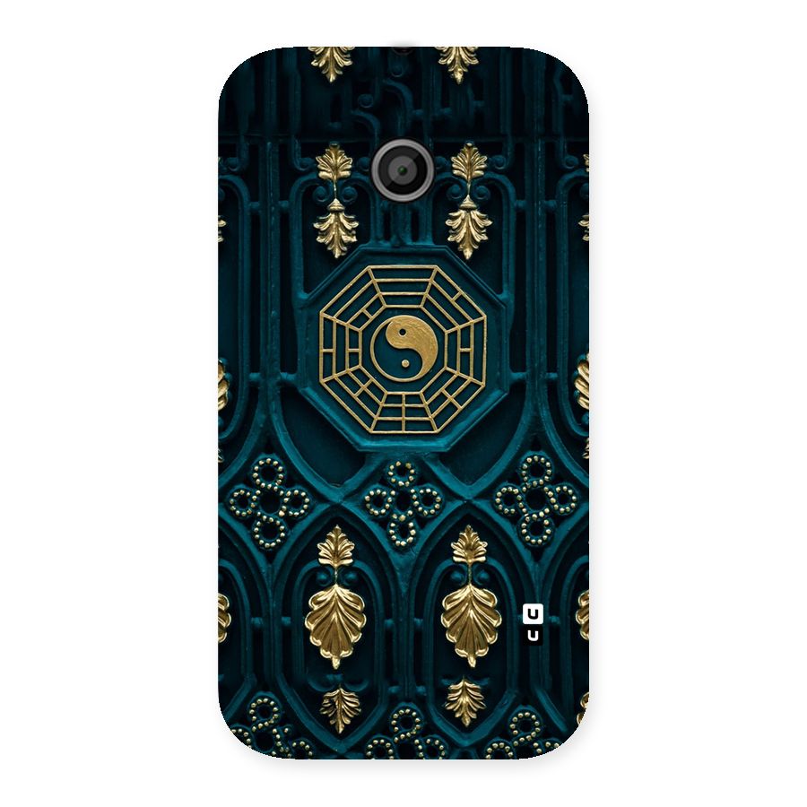 Peace Web Design Back Case for Moto E