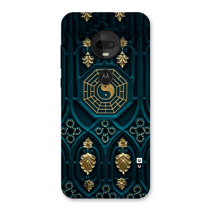 Peace Web Design Back Case for Moto G7