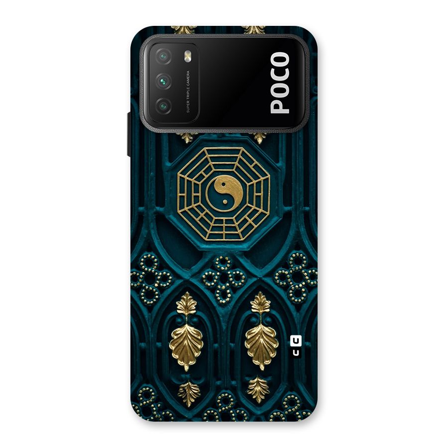 Peace Web Design Back Case for Poco M3