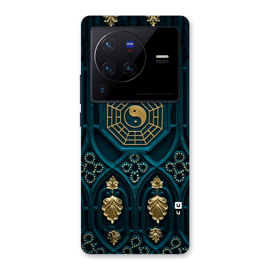 Peace Web Design Back Case for Vivo X80 Pro