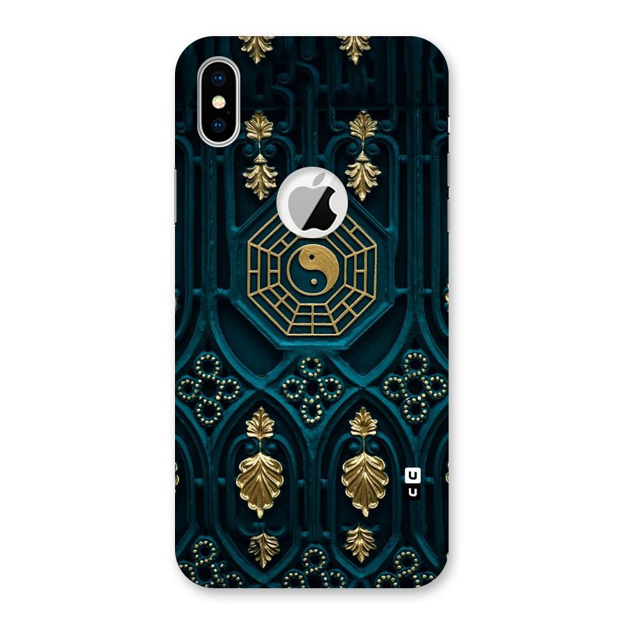Peace Web Design Back Case for iPhone XS Logo Cut