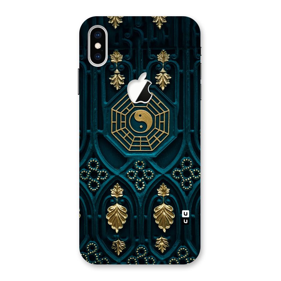 Peace Web Design Back Case for iPhone XS Max Apple Cut