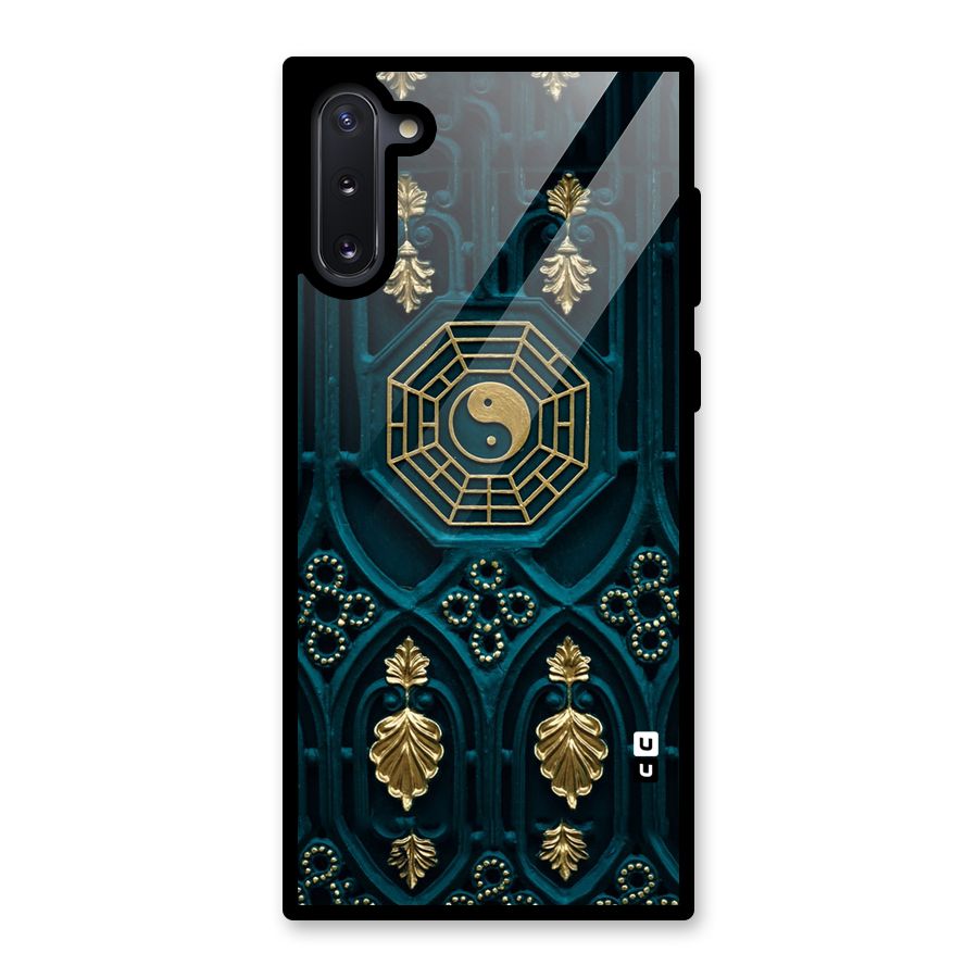 Peace Web Design Glass Back Case for Galaxy Note 10