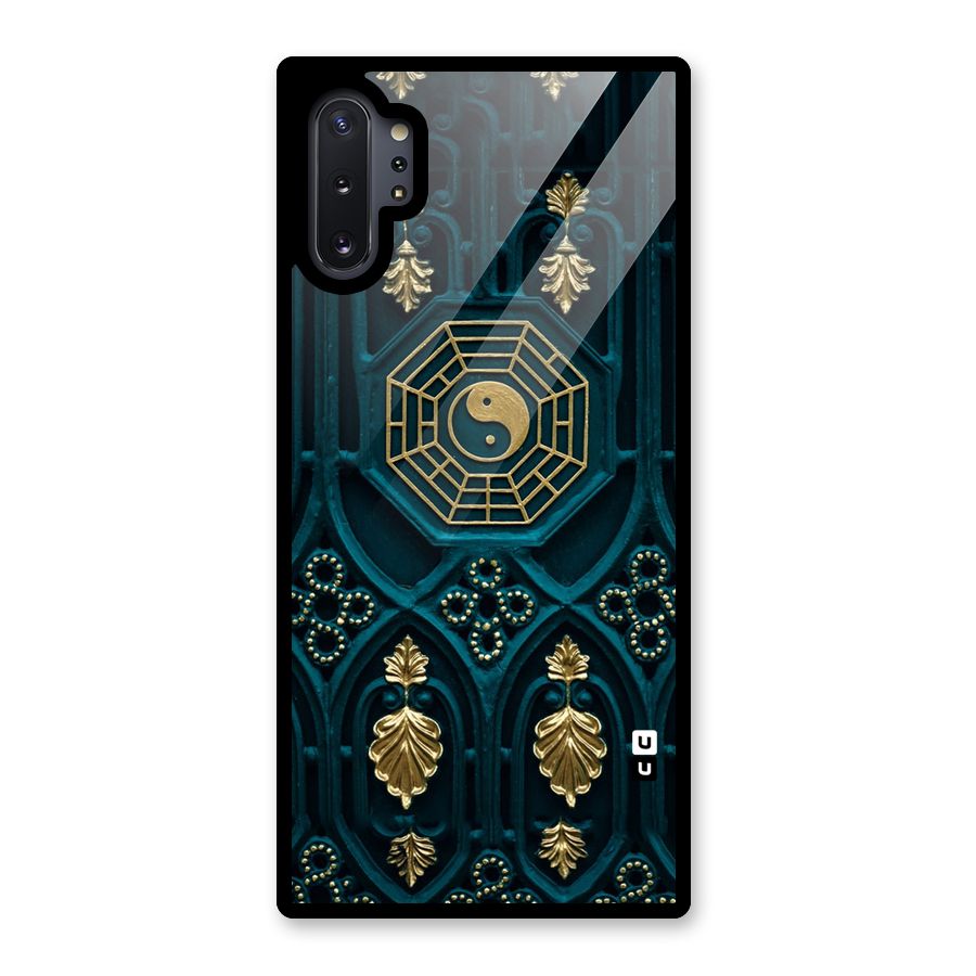 Peace Web Design Glass Back Case for Galaxy Note 10 Plus