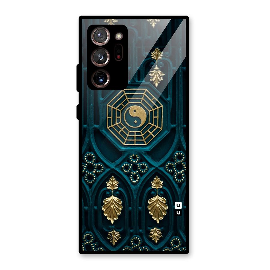 Peace Web Design Glass Back Case for Galaxy Note 20 Ultra