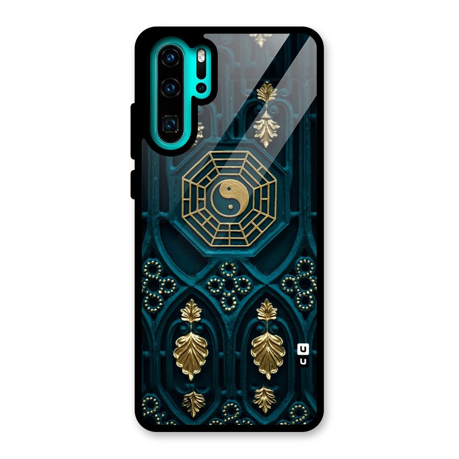 Peace Web Design Glass Back Case for Huawei P30 Pro