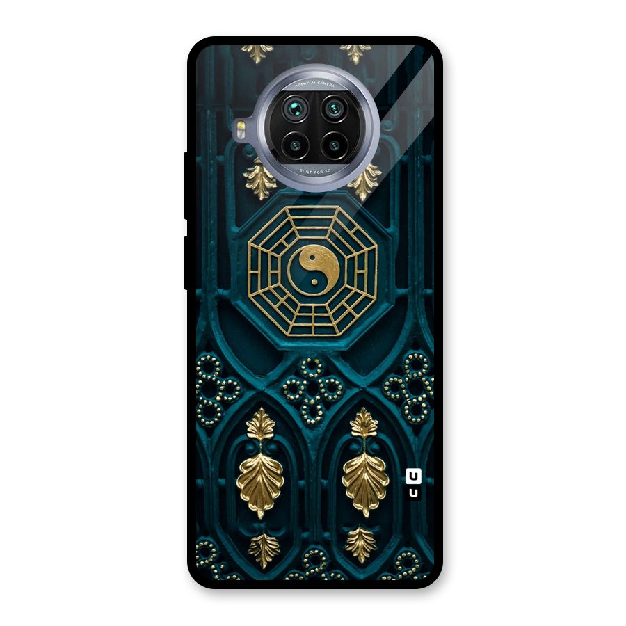 Peace Web Design Glass Back Case for Mi 10i
