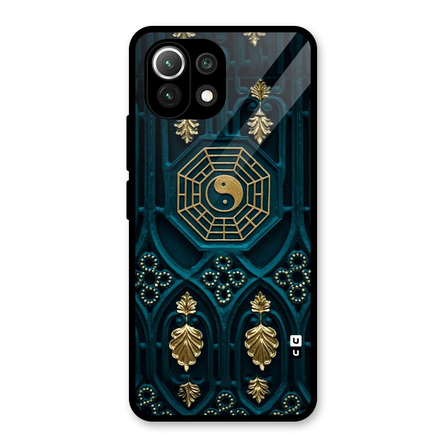 Peace Web Design Glass Back Case for Mi 11 Lite