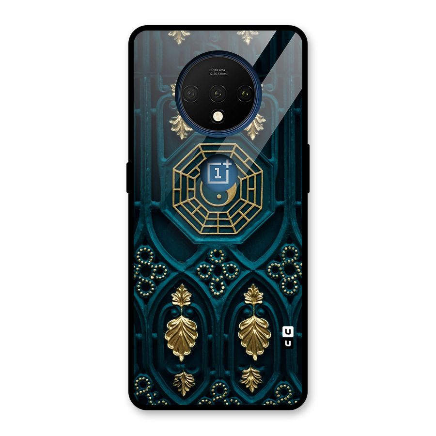 Peace Web Design Glass Back Case for OnePlus 7T