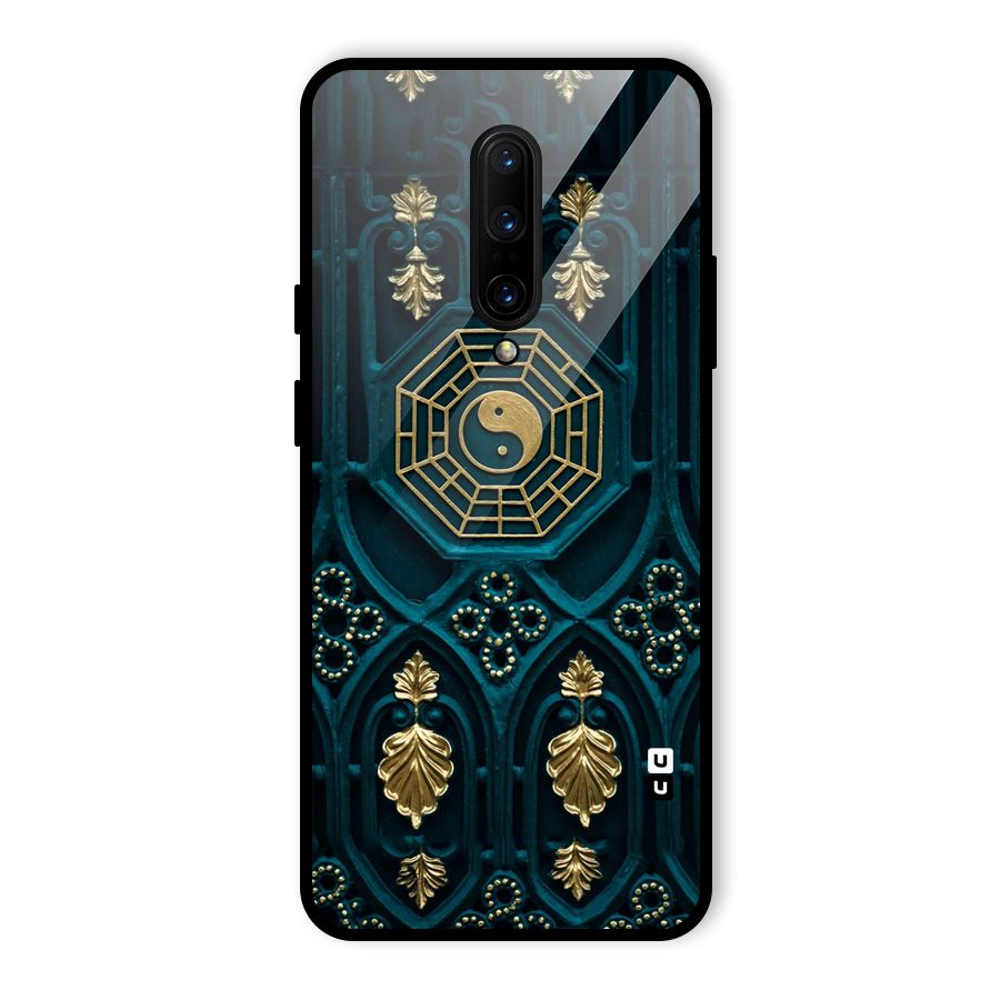 Peace Web Design Glass Back Case for OnePlus 7 Pro