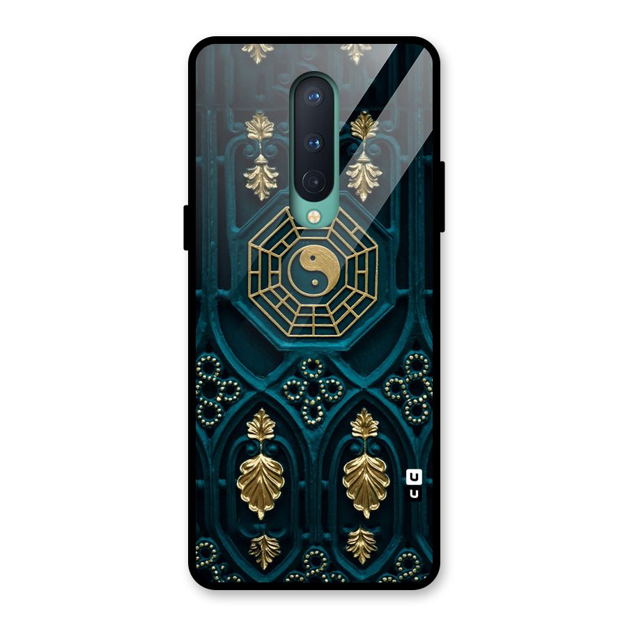 Peace Web Design Glass Back Case for OnePlus 8