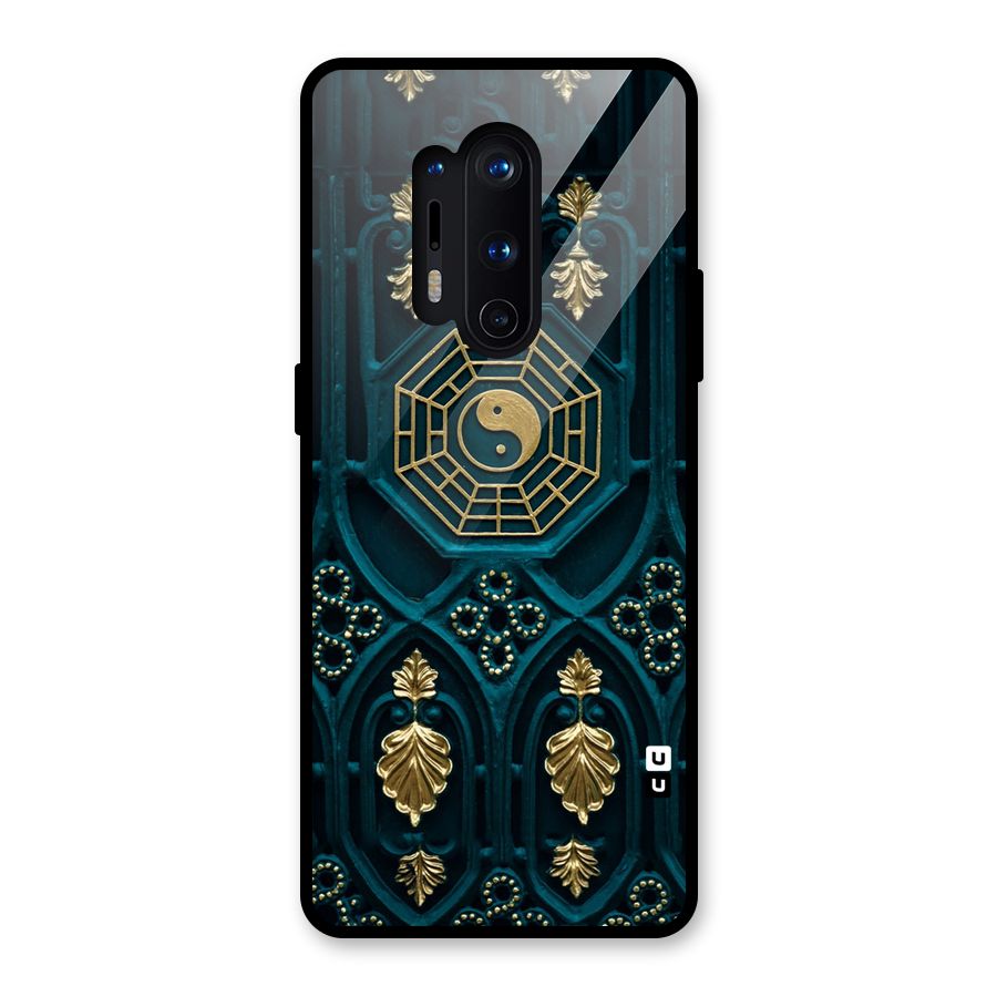 Peace Web Design Glass Back Case for OnePlus 8 Pro