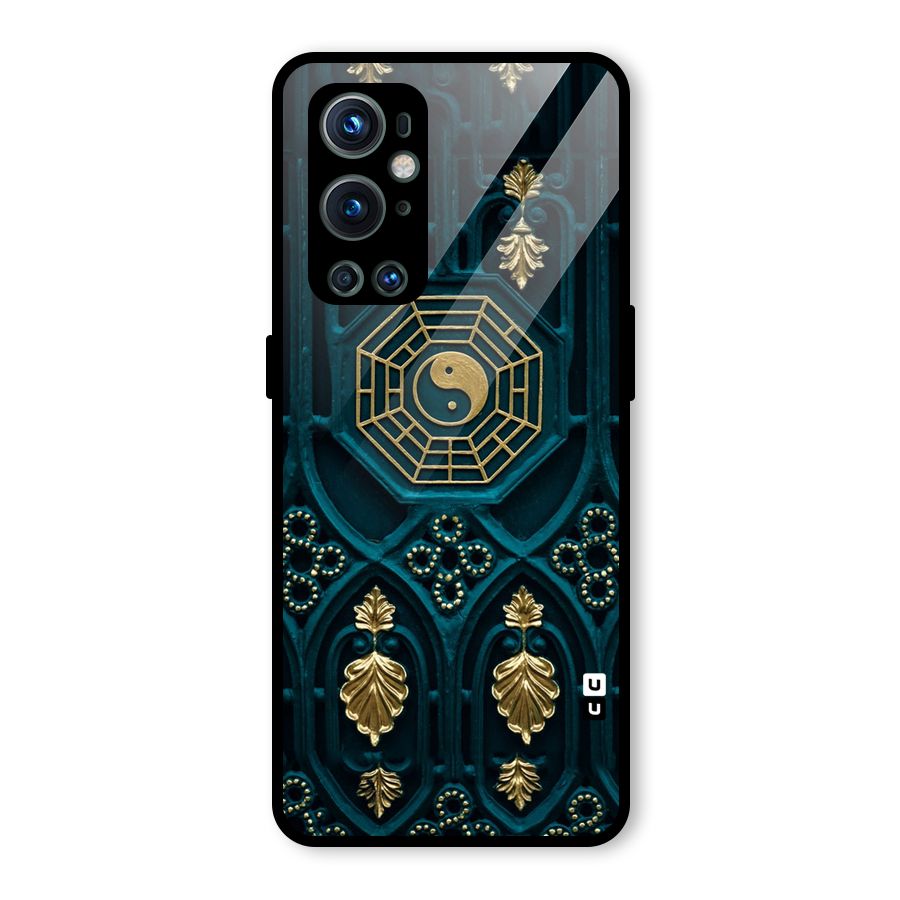 Peace Web Design Glass Back Case for OnePlus 9 Pro