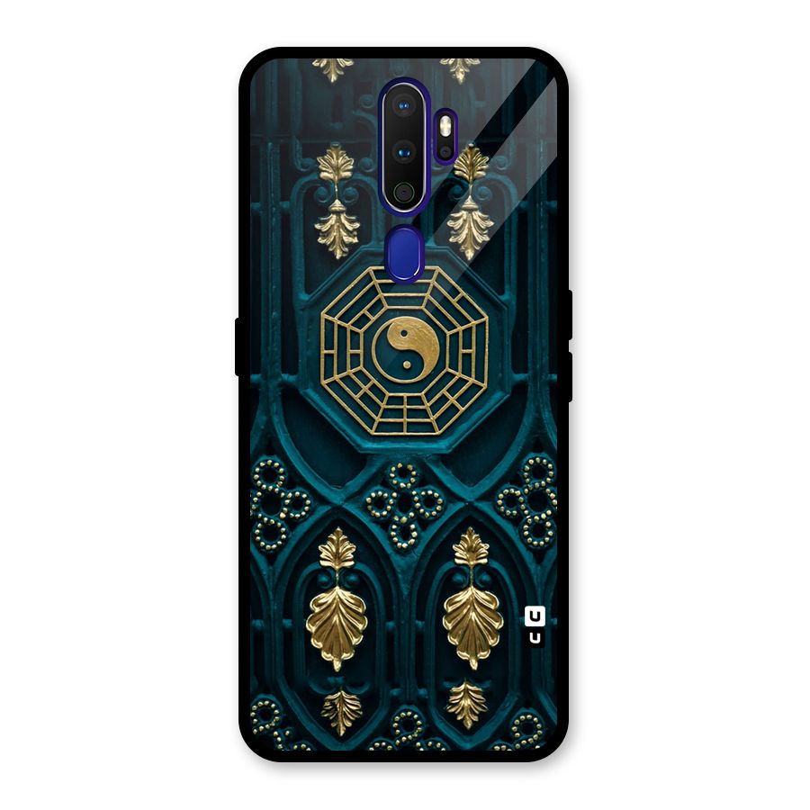 Peace Web Design Glass Back Case for Oppo A9 (2020)
