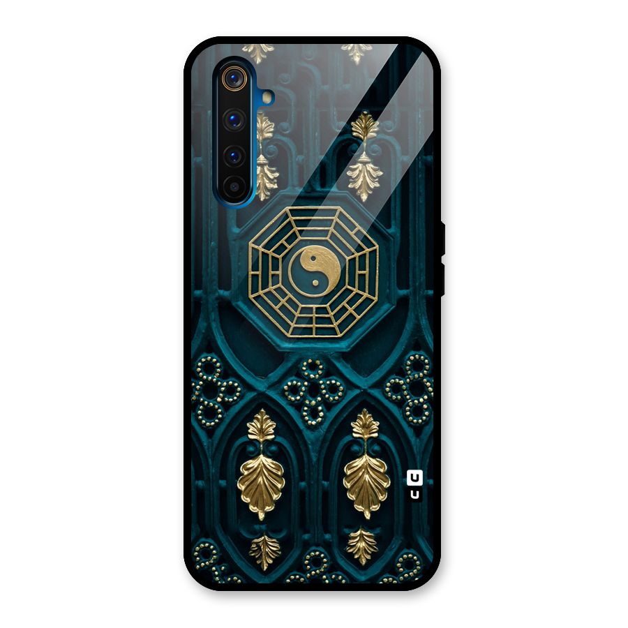 Peace Web Design Glass Back Case for Realme 6 Pro