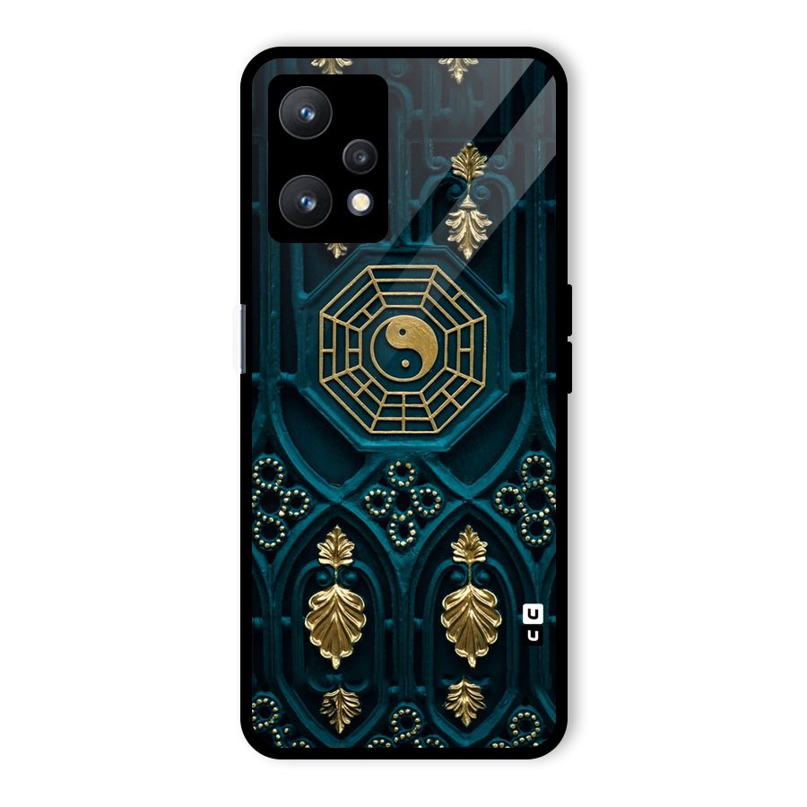 Peace Web Design Glass Back Case for Realme 9 Pro 5G