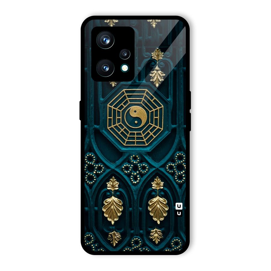 Peace Web Design Glass Back Case for Realme 9 Pro Plus 5G