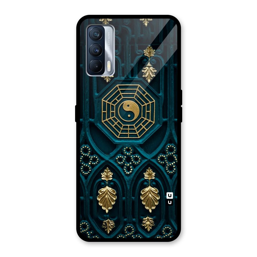 Peace Web Design Glass Back Case for Realme X7