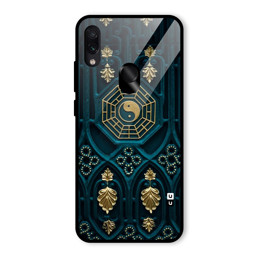 Peace Web Design Glass Back Case for Redmi Note 7