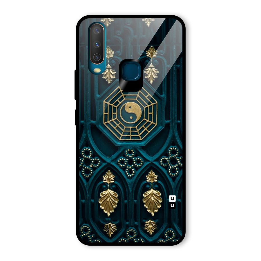 Peace Web Design Glass Back Case for Vivo U10