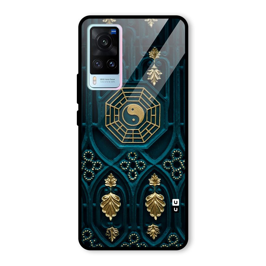 Peace Web Design Glass Back Case for Vivo X60