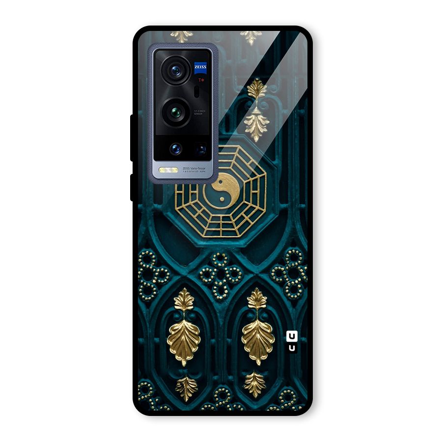 Peace Web Design Glass Back Case for Vivo X60 Pro Plus