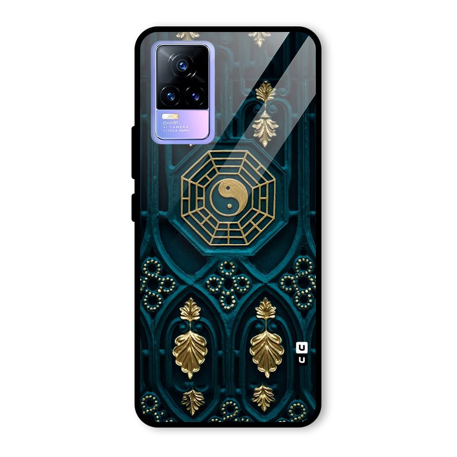 Peace Web Design Glass Back Case for Vivo Y73