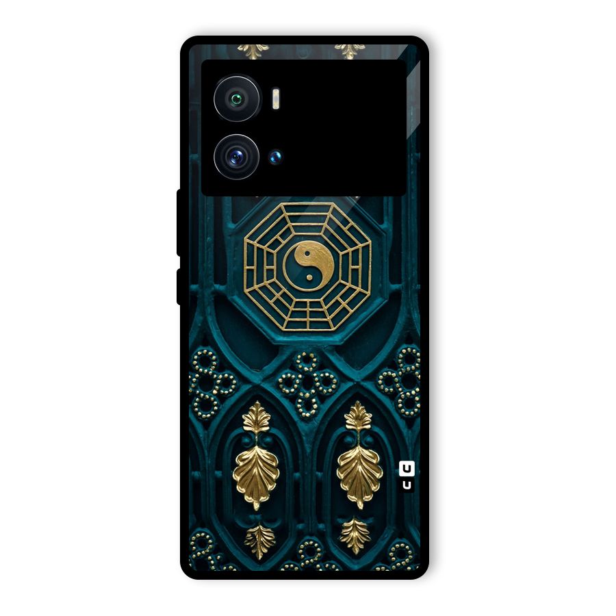 Peace Web Design Glass Back Case for Vivo iQOO 9 Pro